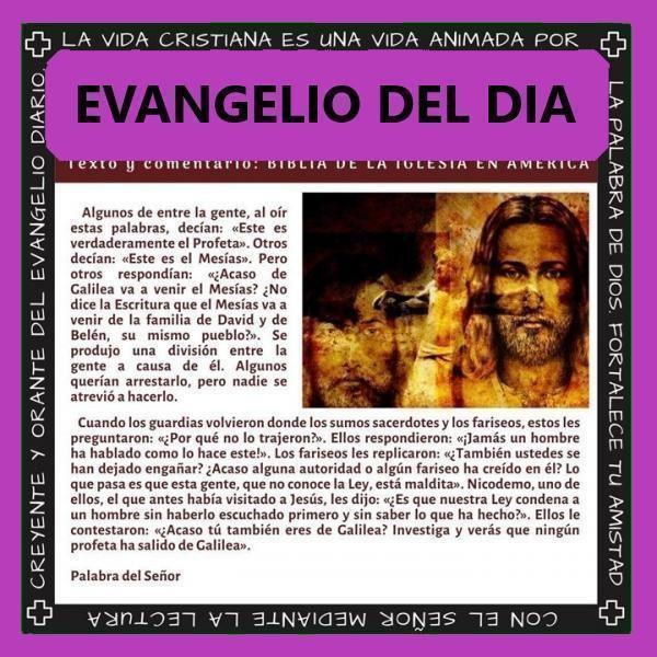 EVANGELIO DEL DIA